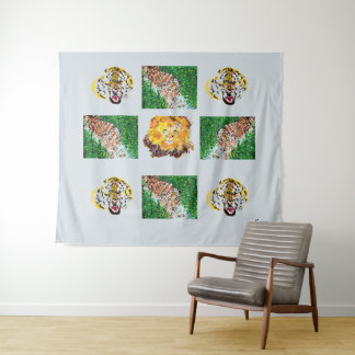 Tapestry : Königreich der Wildtiere Wandteppich