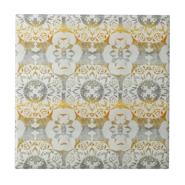 Tapestry Rosette II Fliese (Vorderseite)