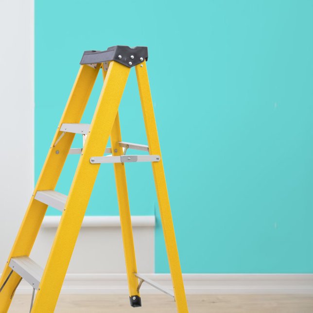 Tapete abziehen und kleben Baby blau (Peel and stick wallpaper baby blue wallpaper)