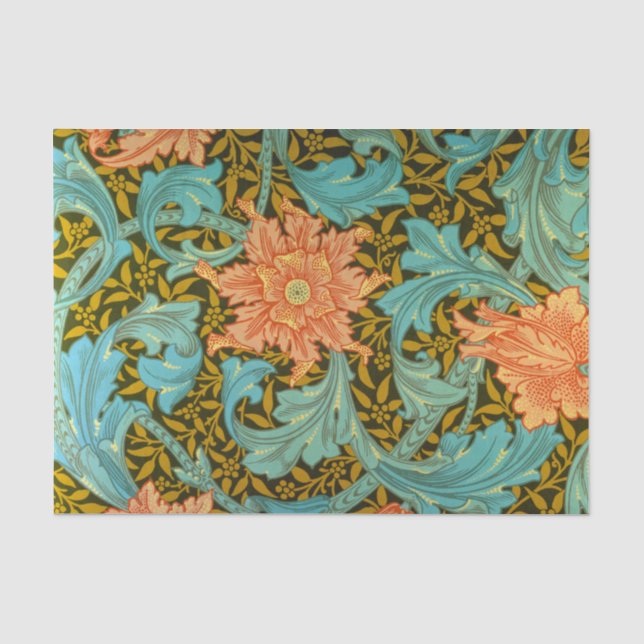Tapete Design, Single Stem von William Morris Seidenpapier (Vorderseite)