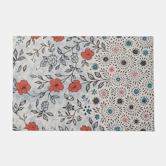 Tapete florais artístico  fußmatte (Vorderseite)
