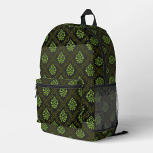 Tapete Floral Green Bedruckter Rucksack