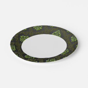 Tapete Floral Green Pappteller