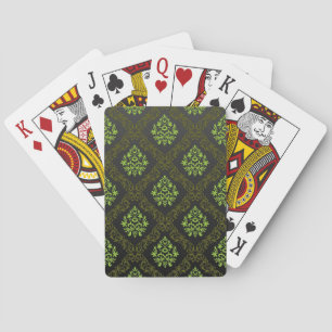 Tapete Floral Green Spielkarten