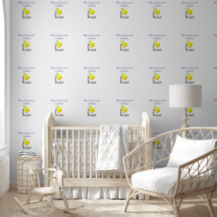 Tapete Happy Yellow Chicks Floral