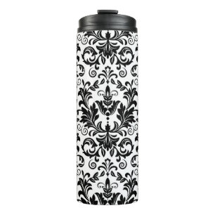 Tapete im Barockstil. Nahtloser Backgr Thermosbecher