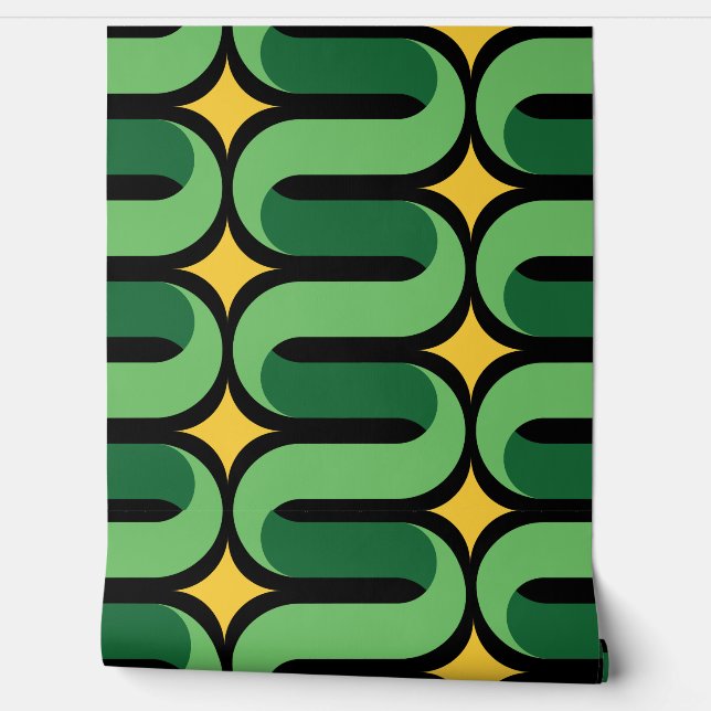 Tapete im modernen Stil (Abrollen)