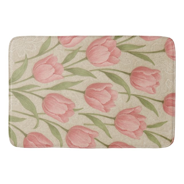 TAPETE lírios e renda design  Badematte (Vorderseite)