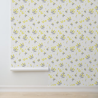 Tapete mit Blumenmuster