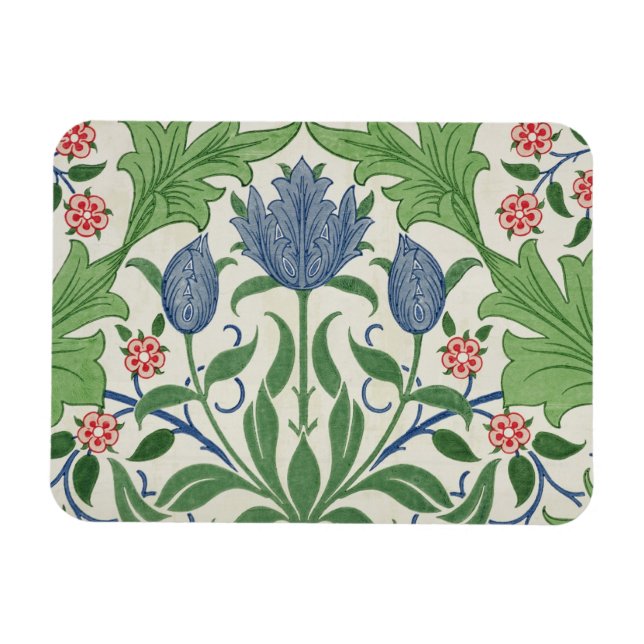 Tapete mit Blumenmuster Magnet (Horizontal)