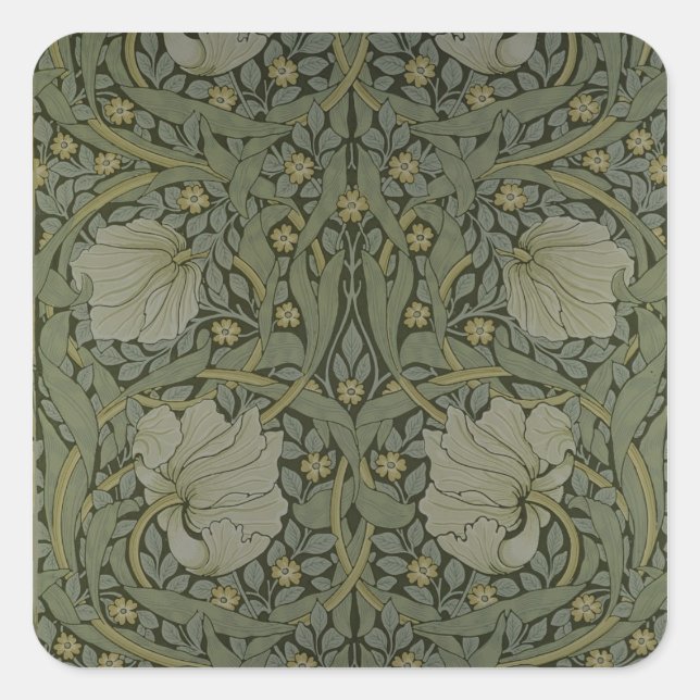 Tapete "Pimpernel", 1876 Quadratischer Aufkleber (Vorderseite)