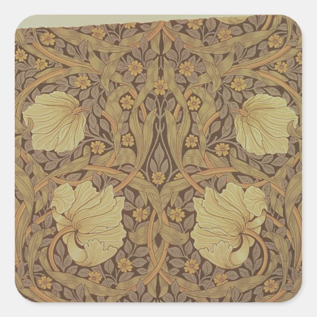 Tapete "Pimpernel", 1876 Quadratischer Aufkleber (Vorderseite)