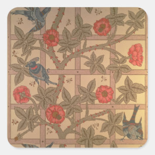Tapete "Trellis", 1864 Quadratischer Aufkleber