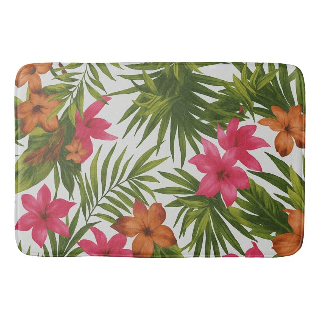 Tapete Tropical Vibrante design  Badematte (Vorderseite)