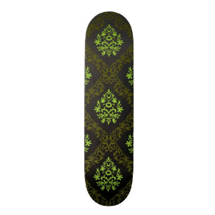 Tapeten-Blumengrün Skateboard