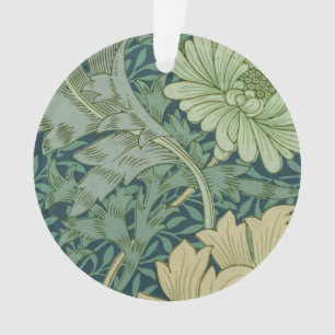 Tapeten-Muster-Probe mit Chrysantheme Ornament