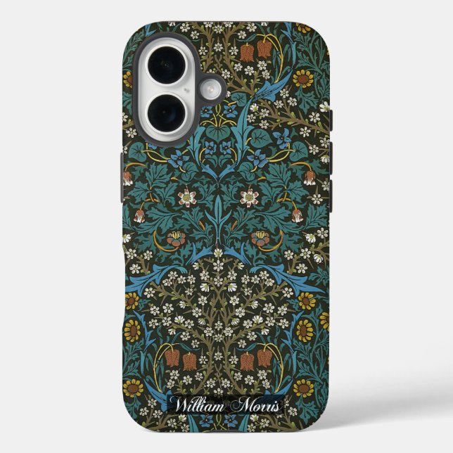Tapetenblatt - William Morris iPhone 16 Hülle (Rückseite)