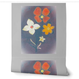 Tapetenblumen-Design Tapete