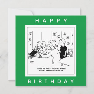 Tapezieren um unförmige Objekte Karikatur Karte