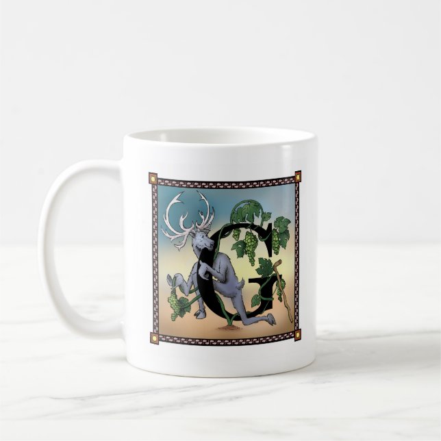 Tapfere Letterblock Tasse - den Buchstaben "G " (Links)
