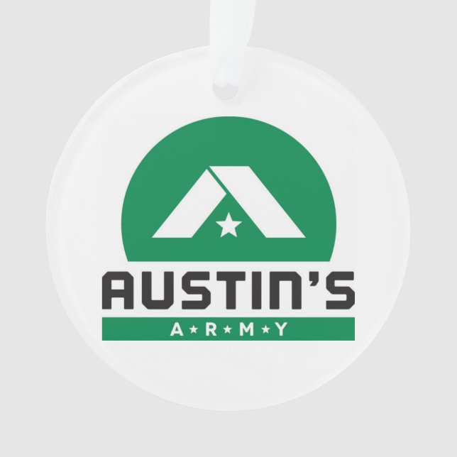 Tapfere u. starke Acrylverzierung Ornament (Vorderseite)