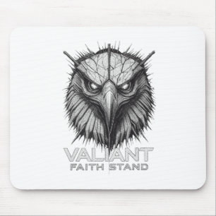 Tapferer Glaube Steh Adler Christlicher Mut Stärke Mousepad