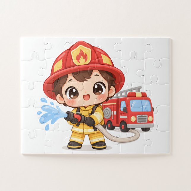 Tapferer kleiner Feuerwehrmann (Horizontal)