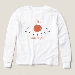 tapferer kleiner Kürbis Custom Kids Long Sleeve