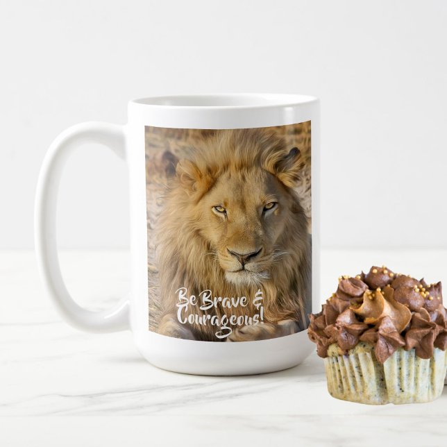 Tapferer und Mutiger Löwe Kaffeetasse (Von Creator hochgeladen)