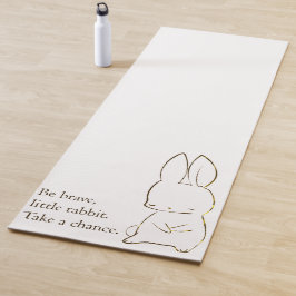 Tapferes Kaninchen Yogamatte