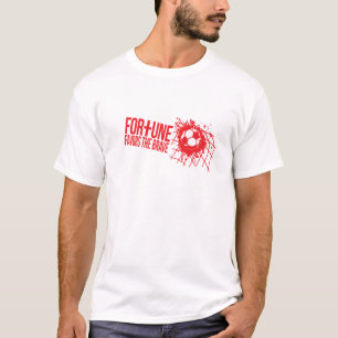 Tapferes Rot Fußball-Englands trägt Slogan-T - T-Shirt