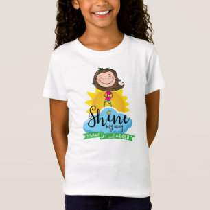 Tapferes und mutiges Mädchen-Shirt T-Shirt