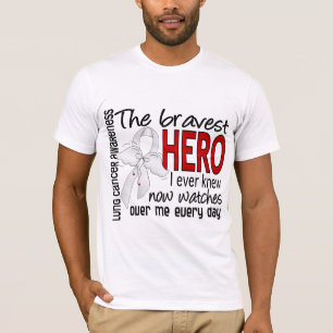Tapferster Held kannte ich überhaupt Lungenkrebs T-Shirt