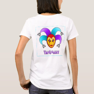 TapFoolery-T - Shirt - lila auf weißem Karton