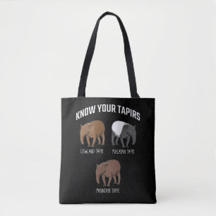Tapir Animal Bildung Malayan Lowlan Mountain Tasche