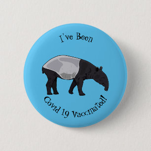 Tapir-Cartoon-Abbildung Button