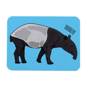 Tapir-Cartoon-Abbildung Magnet