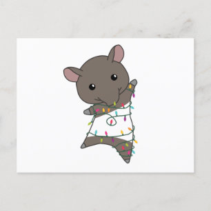 Tapir Christmas Tapire Winter Postkarte