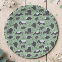 Tapir Family Dinner in Green