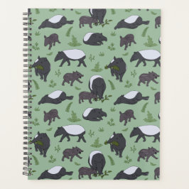 Tapir Family Dinner in Green Planer