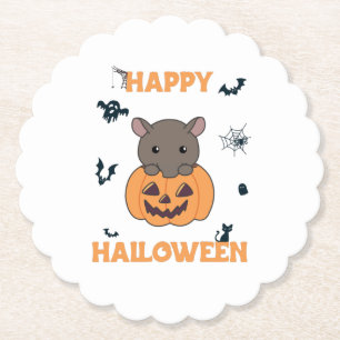 Tapir in Pumpkin Niedlich Tapire Happy Halloween Untersetzer