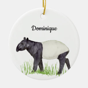 Tapir Keramik Ornament