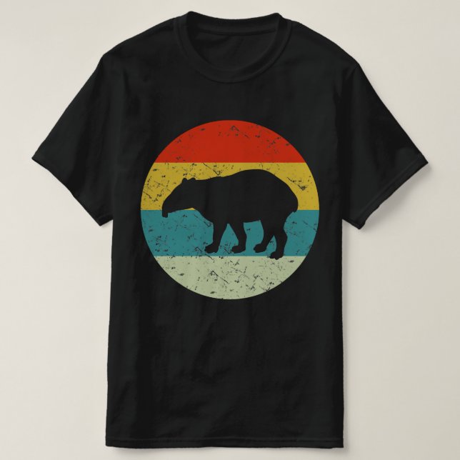 TAPIR Retro Vintage Silhouette 70er T-Shirt (Design vorne)