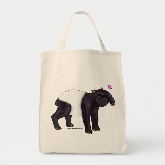 Tapir Will Hugges Light Bags Tragetasche (Vorne)