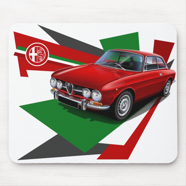 Tapis 1750 de souris d'Alfa Romeo GTV (Devant)