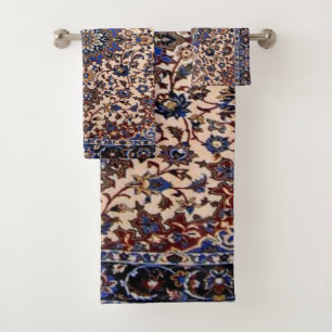Tapis bleu turc antique Perse