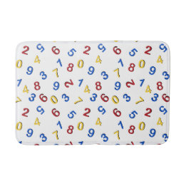 Tapis De Bain 123 chiffres Rouge Jaune Bleu