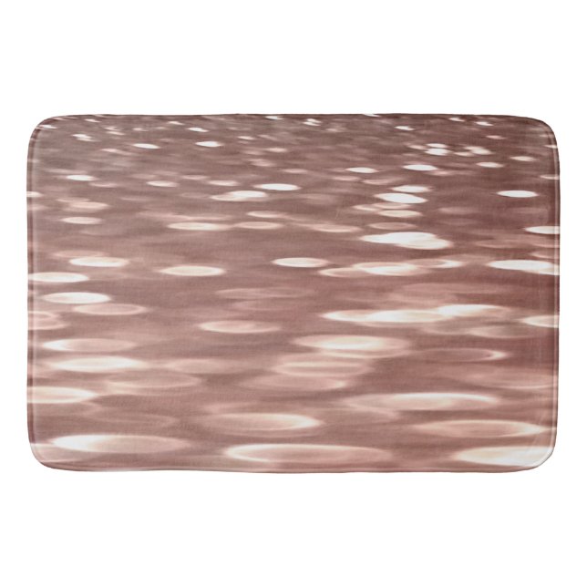 Tapis De Bain Abstract #3: Copper Rose Gold (Devant)