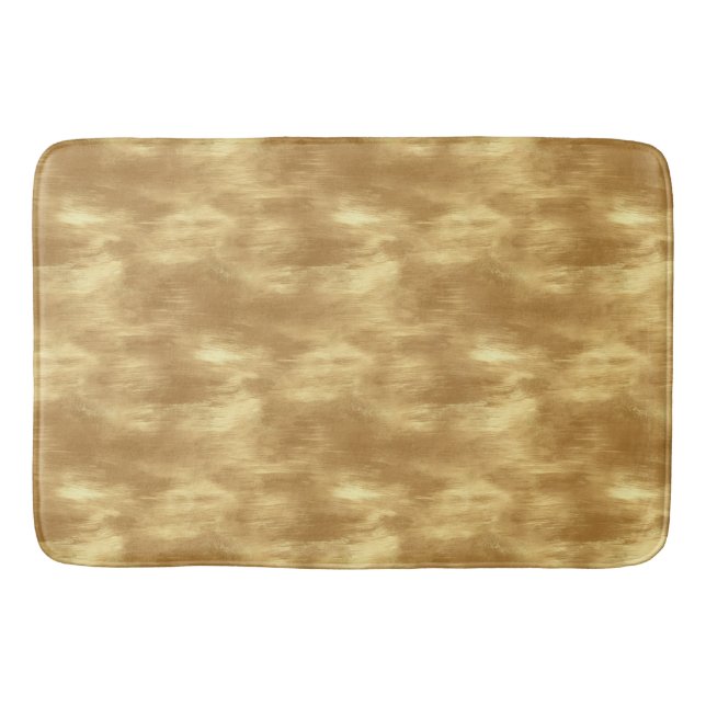 Tapis De Bain Abstract Brushed Gold Texture (Devant)