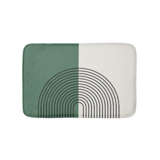 Tapis De Bain Abstraction Bohème Moderne